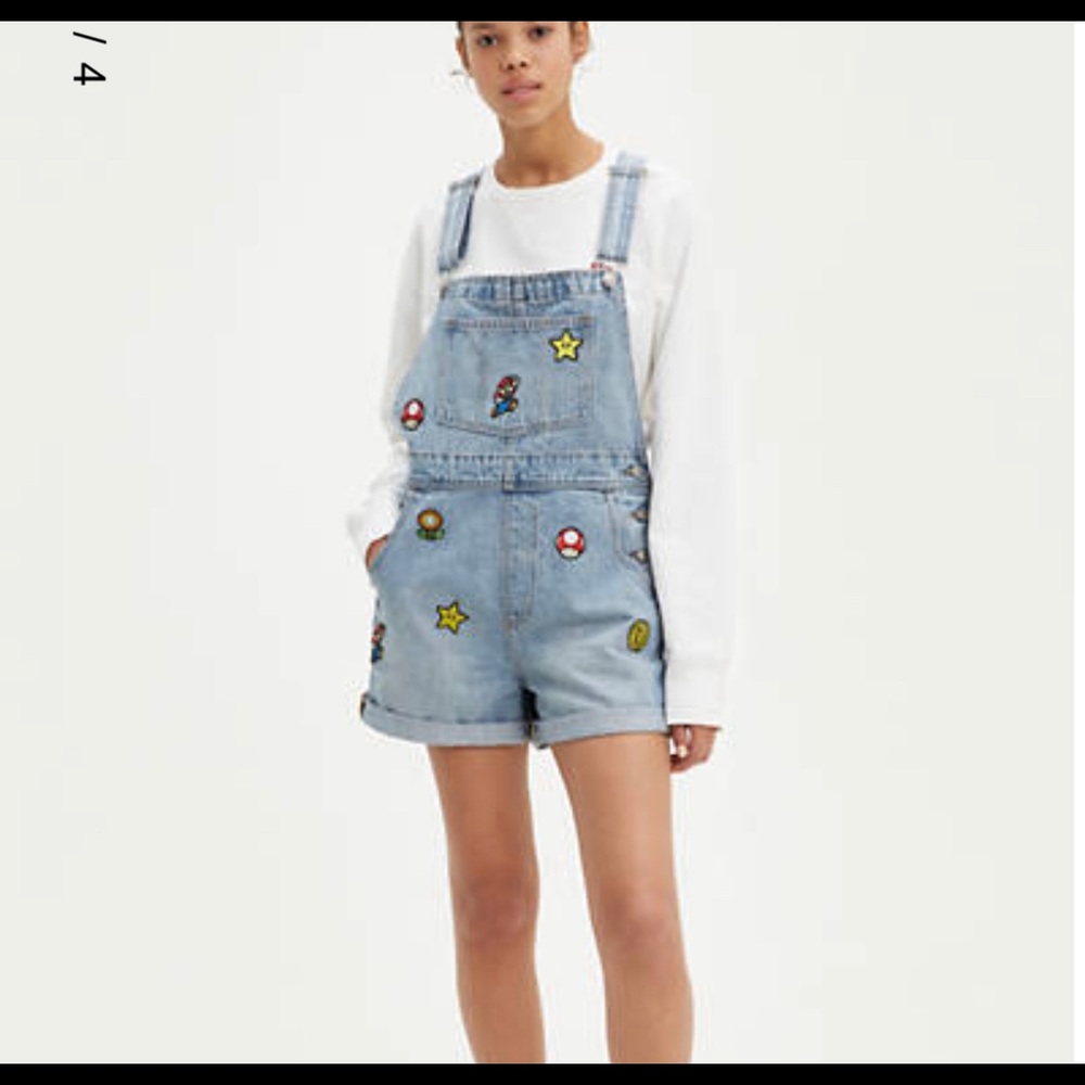 ♥️LEVIS X Super Mario Limited Ed. Shortfalls BNWT NINTENDO